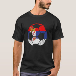 Serbia Football World Soccer Serbian Fan Country B T-Shirt
