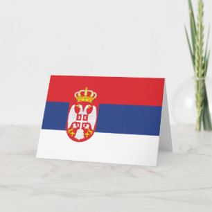 serbia greeting card