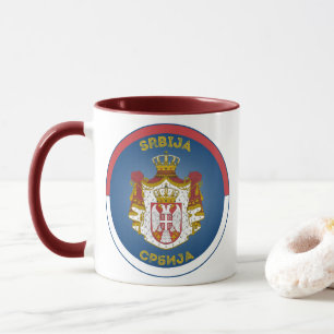 Serbia Heritage Emblem Mug