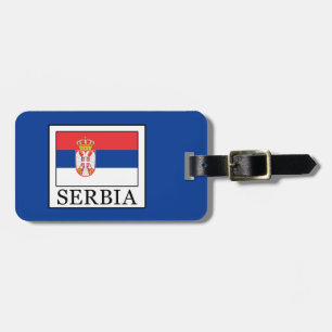 Serbia Luggage Tag