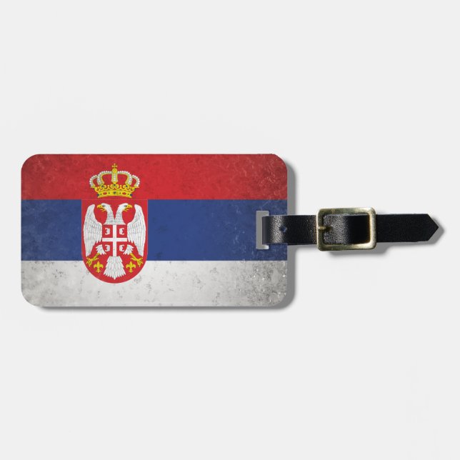 Serbia Luggage Tag (Front Horizontal)