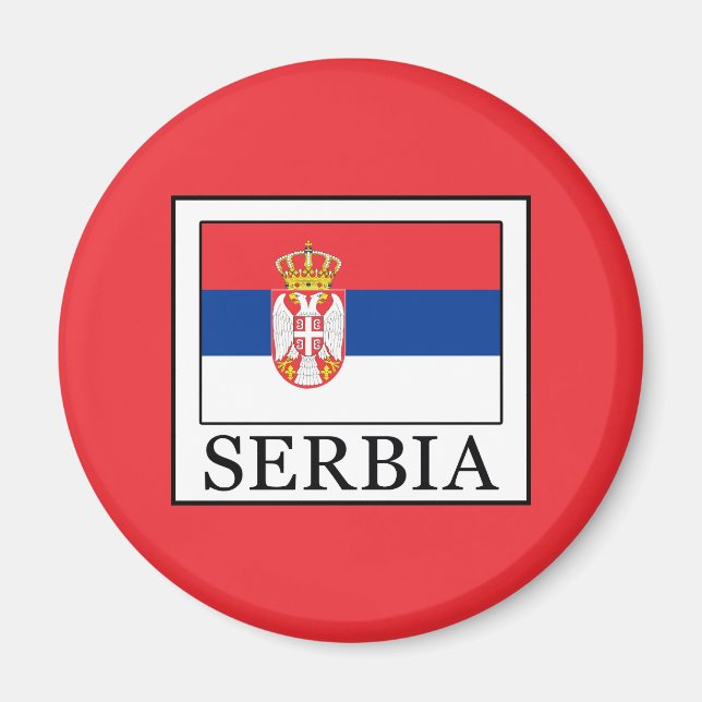 Serbia Magnet (Front)