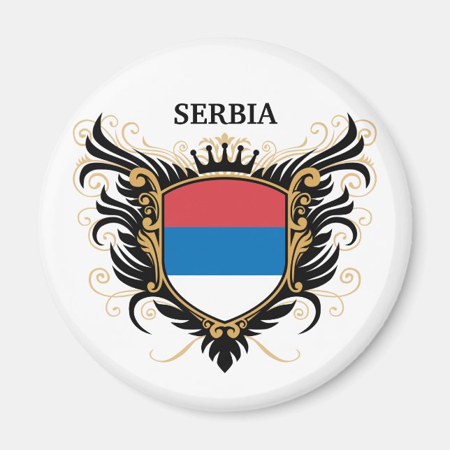 Serbia [personalize] magnet (Front)