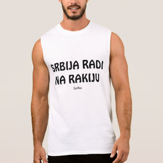SERBIA RUNS ON RAKIJA SLEEVELESS SHIRT
