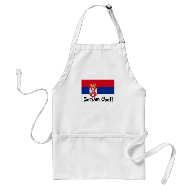 Serbia serbian Chef apron (Front)