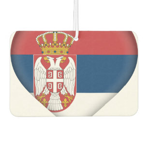 Serbia (Serbian) Flag Air Freshener