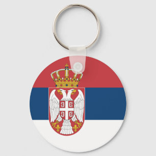 Serbia (Serbian) Flag Keychain