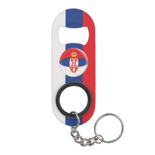 Serbia Serbian Flag Mini Bottle Opener