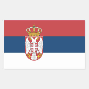 Serbia/Serbian Flag Sticker