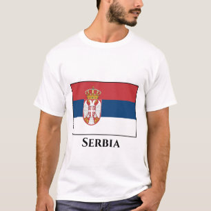 Serbia (Serbian) Flag T-Shirt