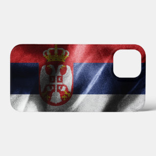 Serbia silk flag iPhone 13 mini case