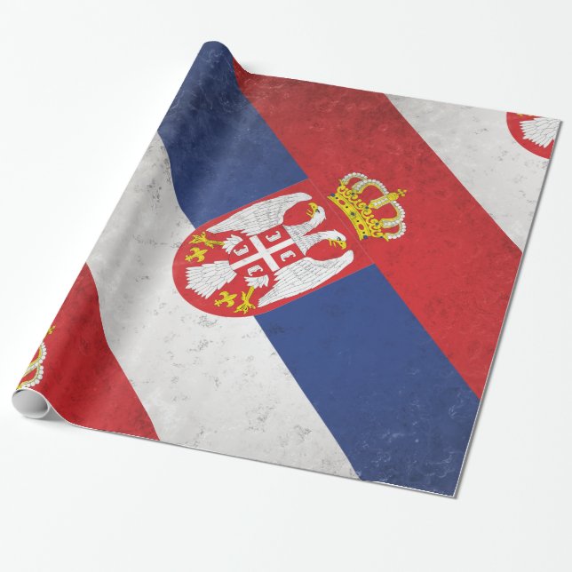 Serbia Wrapping Paper (Unrolled)