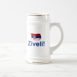 Serbia Ziveli! Beer Stein