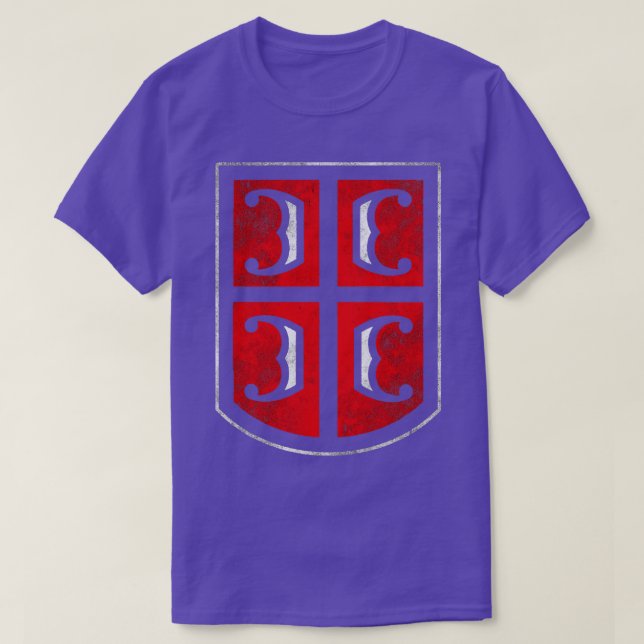 Serbian coat of arms T-Shirt (Design Front)
