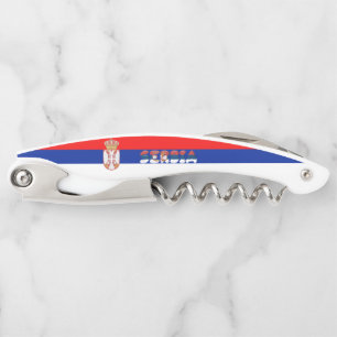Serbian flag corkscrew