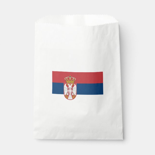 Serbian Flag Favour Bag (Front)