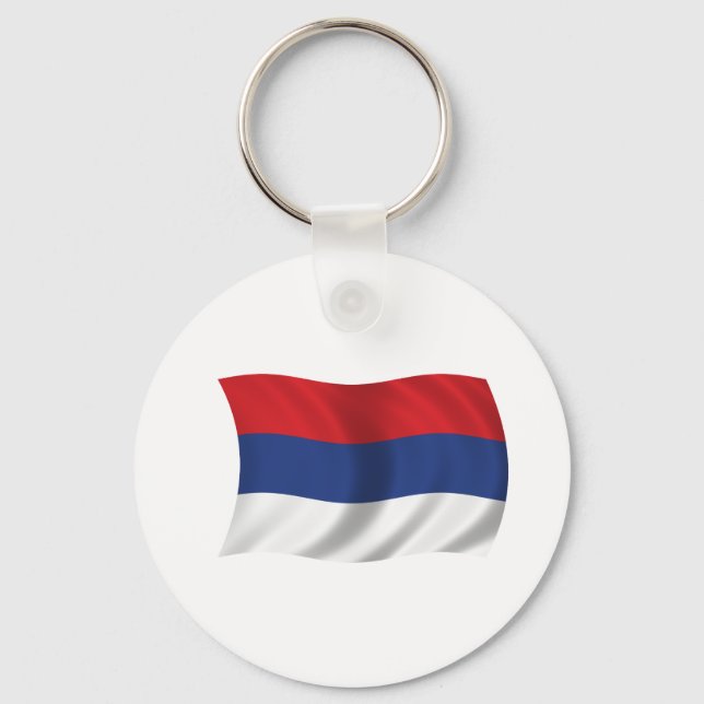 Serbian flag keychain (Front)
