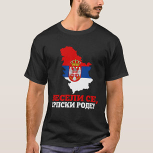 Serbian Flag Serbia Orthodox Srbija Balkan Srbin T-Shirt
