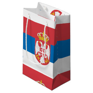 Serbian Flag Small Gift Bag