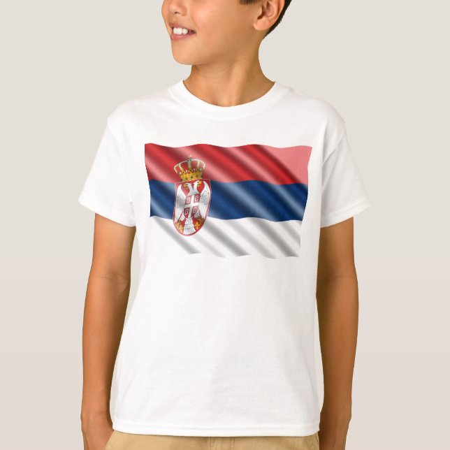 Serbian flag T-Shirt (Front)