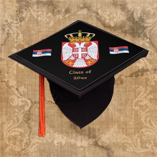 Serbian Graduate & Serbia students / University Graduation Cap Topper (Creator Uploaded)