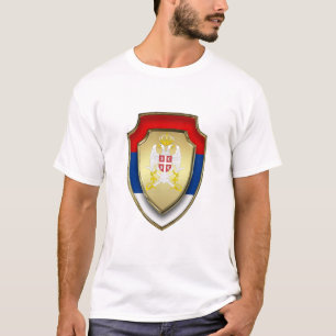 Serbian medieval shield Serbia coat of arms 2 T-Shirt