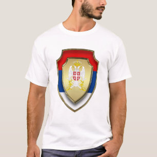 Serbian medieval shield  Serbia coat of arms 2 T-Shirt