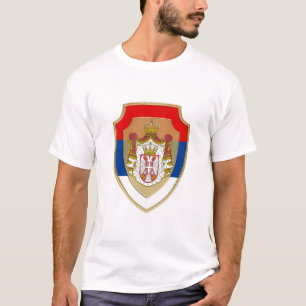 Serbian medieval shield  Serbia coat of arms new 1 T-Shirt