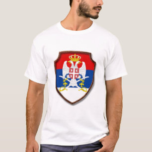 Serbian medieval shield Serbia coat of arms srb 3 T-Shirt