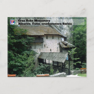 SERBIAN MONASTERIES - Crna Reka Monastery 2 Postcard
