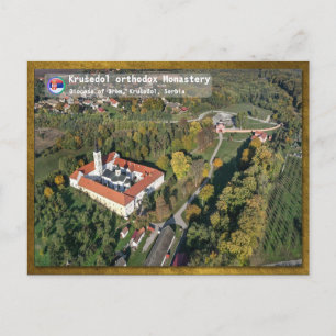 SERBIAN MONASTERIES - Krušedol Monastery Postcard