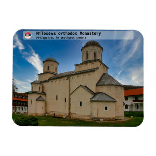 SERBIAN MONASTERIES - Mileševa orthodox Monastery Magnet