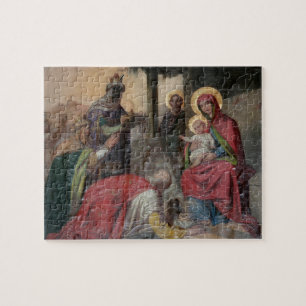 Serbian Orthodox icongraphy at Valjevo Church. - Jigsaw Puzzle