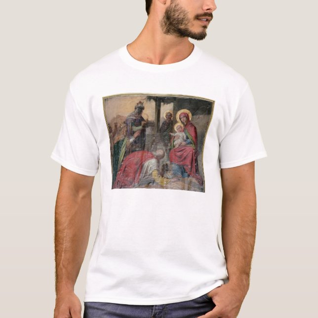 Serbian Orthodox icongraphy at Valjevo Church. - T-Shirt (Front)