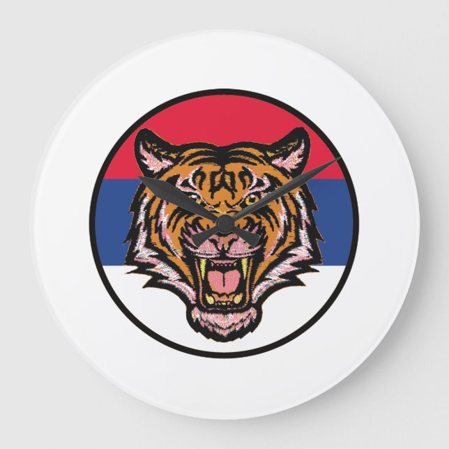 Serbian Tiger Clock (Front)