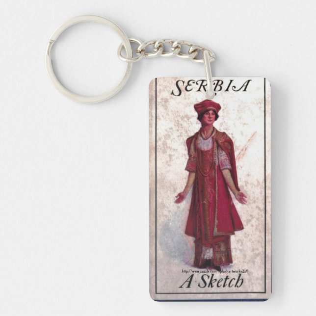 "Serbian Vintage" Keychain (Front)