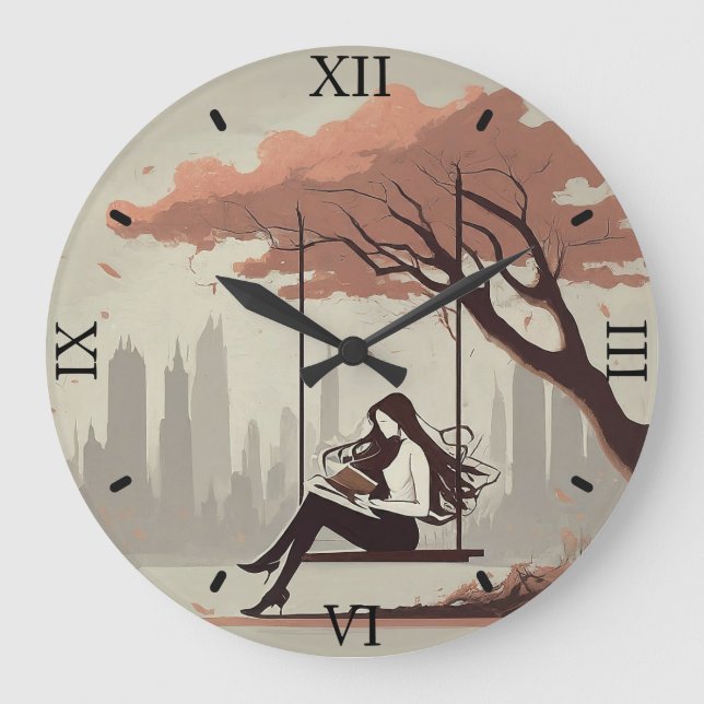 Sereine Lecteur Horloge murale (Recto)