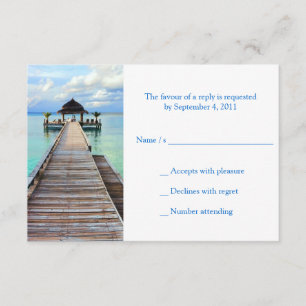 Serenade Jetty Beach Wedding RSVP