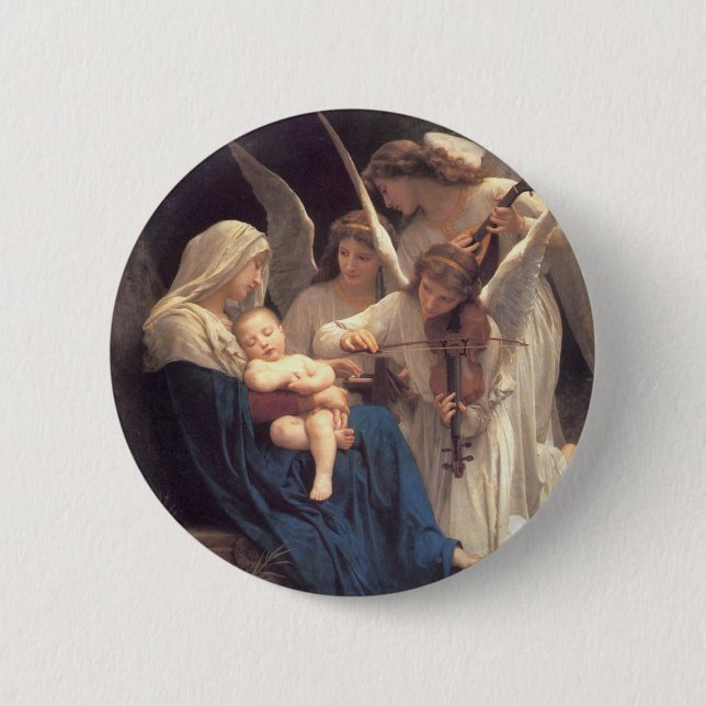 Serenade of Angels 2 Inch Round Button (Front)