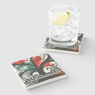 Serenade of Palestine Olives زيتون فلسطين Stone Coaster