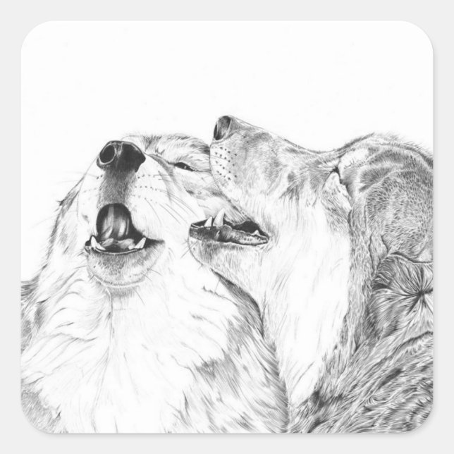 Sérénade - Sticker Wolf (Devant)