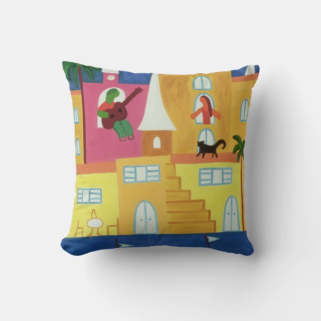 Serenata 2002 throw pillow (Front)
