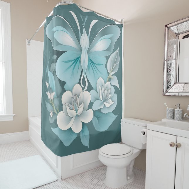 Serendipity Floral (Serendipity Floral Shower Curtain
)