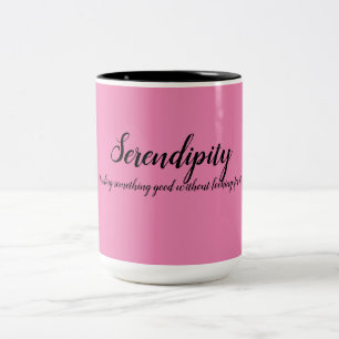 Serendipity Mug à café à deux tons