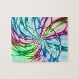 Serendipity | Multicolor Fractal Art Jigsaw Puzzle