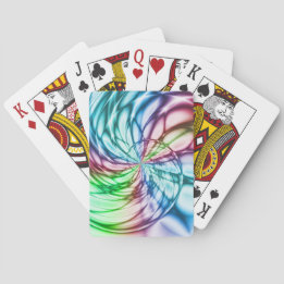 Serendipity | Multicolor Fractal Art Playing Cards