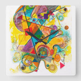 Serendipity Square Wall Clock