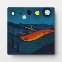 Serene Abstract Landscape Art