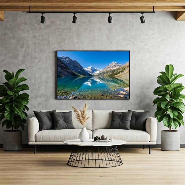 Serene Alpine Lake Mountain Poster (Creator Uploaded)