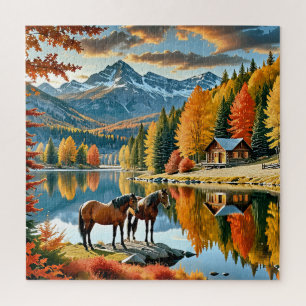 Serene autumn landscape jigsaw puzzle